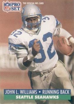 John L. Williams Seattle Seahawks 1991 Pro set NFL #304